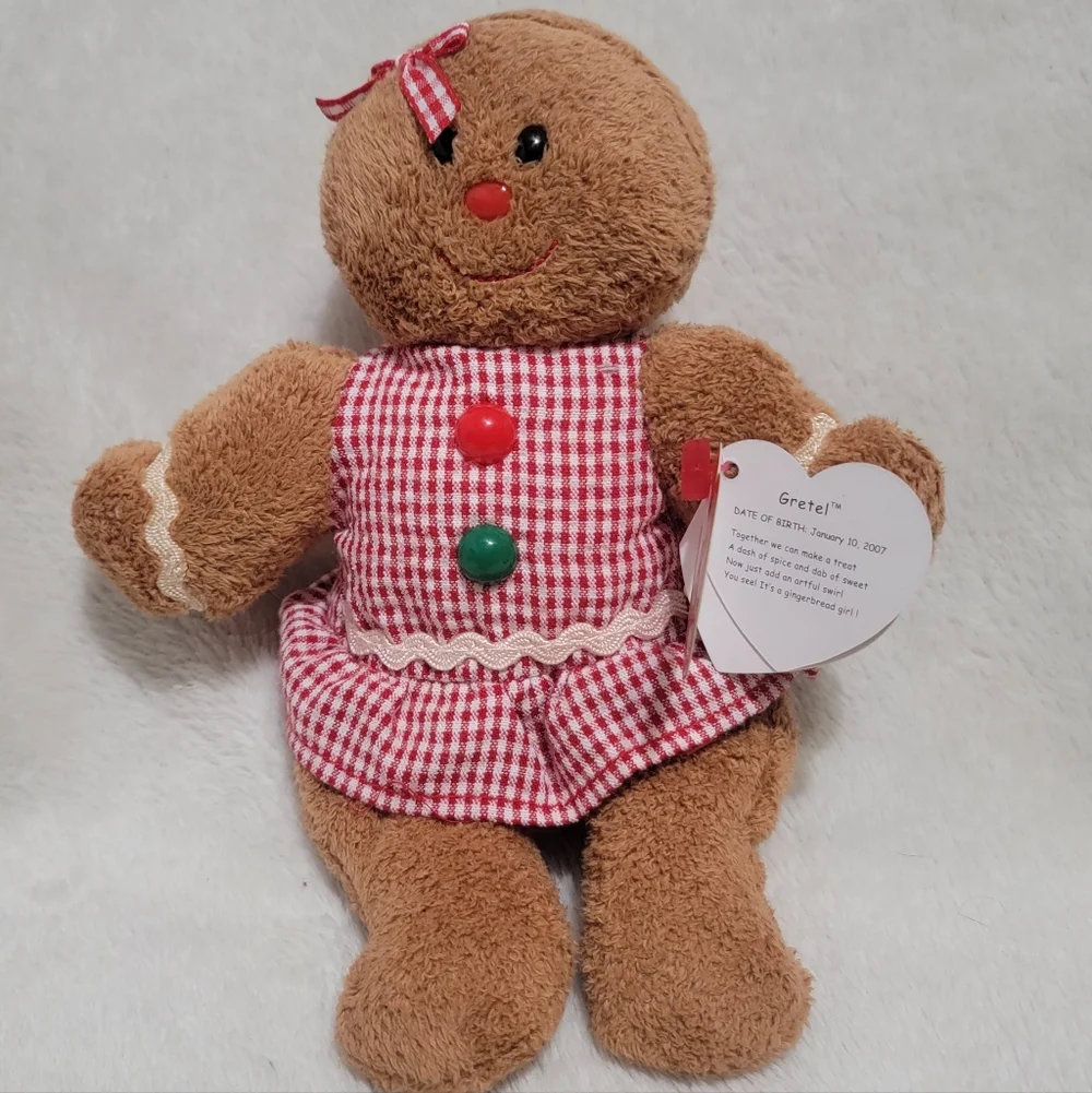 Gretel the Gingerbread Girl TY Beanie Baby 2007